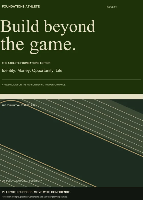 Cover of Build Beyond the Game, Book 1 of the Foundations Athlete Workbook Series