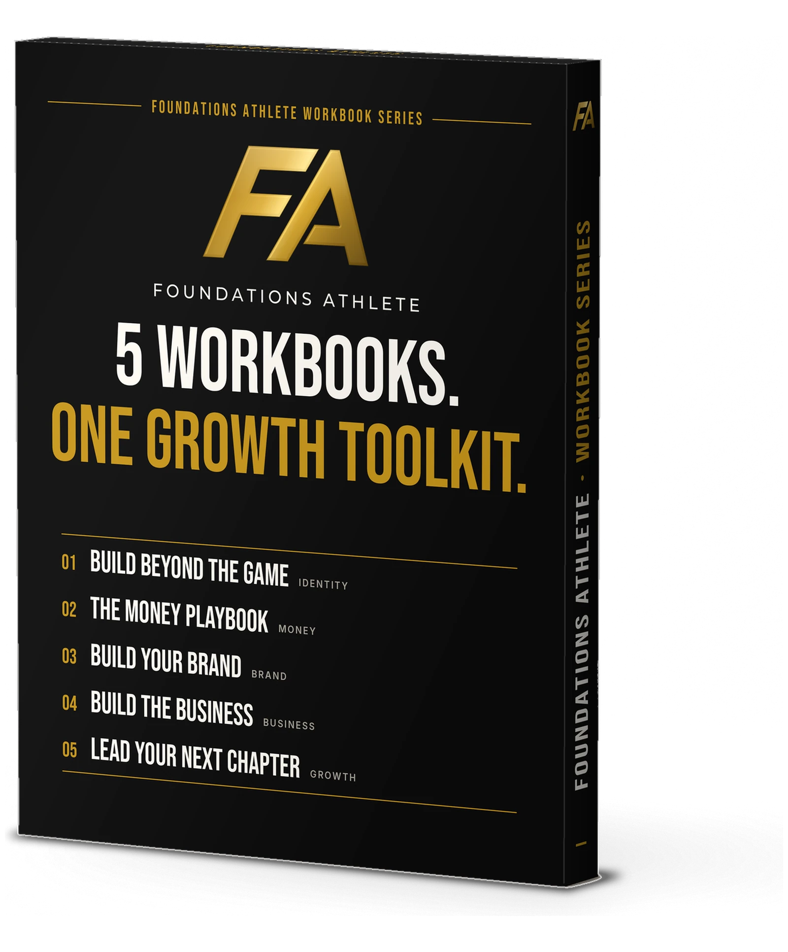 The Foundations Athlete Workbook Series box set with all five workbooks